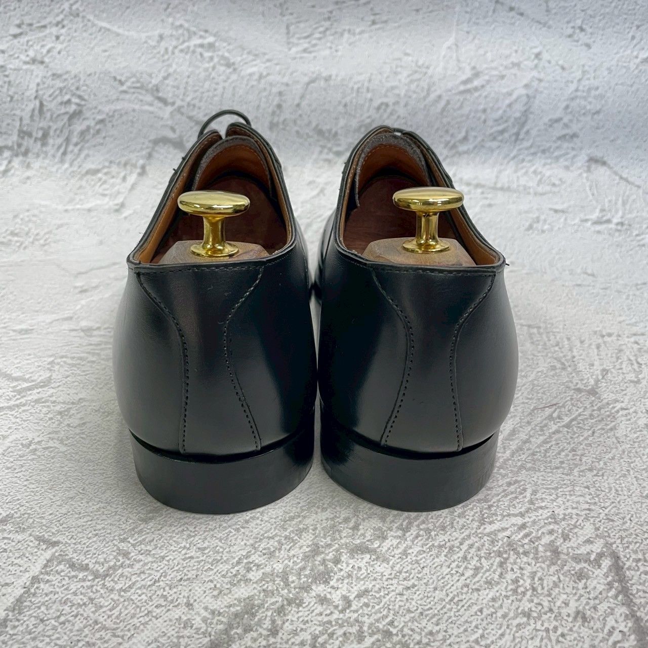 【良品 リフト交換済み】CROCKETT&JONES クロケットアンドジョーンズ MEDWAY メドウェイ プレーン 内羽根 サドル ブローグ UK8 / 26.5cm【W3357】