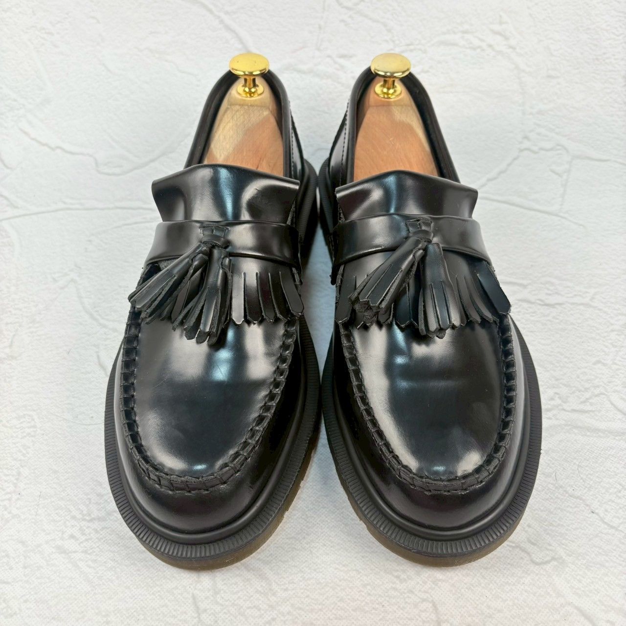 【美品】Dr.Martens ドクターマーチン ADRIAN エイドリアン タッセルローファー 黒 ブラック UK5 / 24cm【W3340】