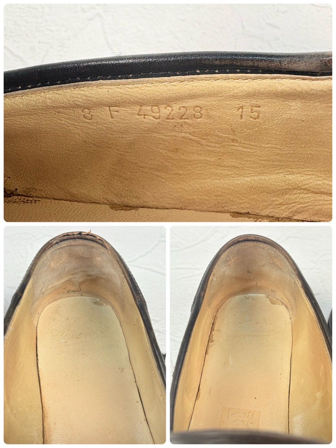 Paraboot パラブーツ REIMS ランス コインローファー 黒 ブラック UK8 / 26.5cm【W3345】