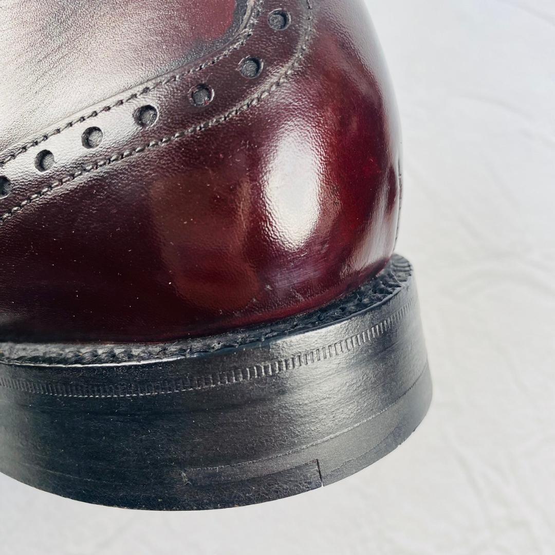 【美品】JOSEPH CHEANEY AND SONS ジョセフチーニーアンドサンズ HURRING ハーリング サイドゴア チェルシーブーツ 赤茶 バーガンディー UK6 / 25cm【W2951】