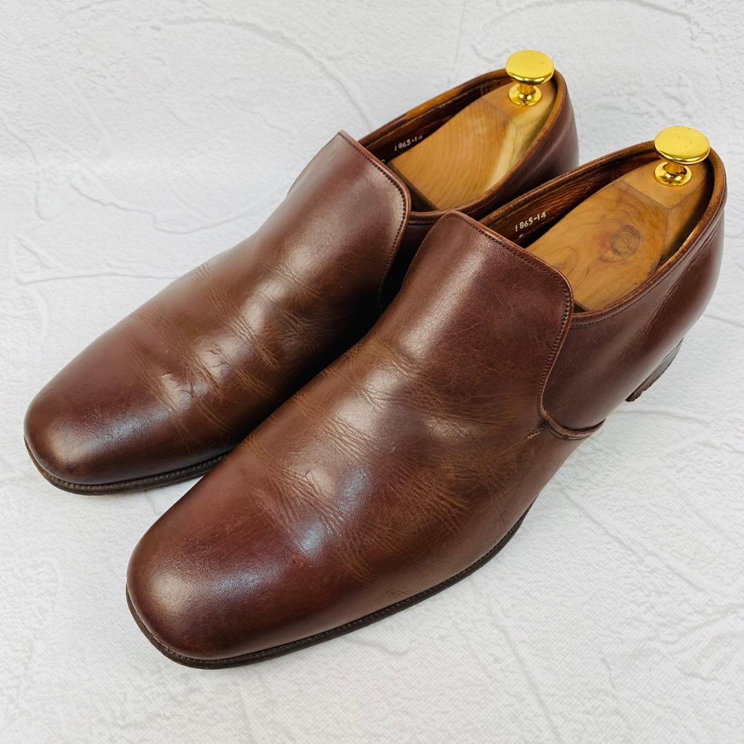 【旧ロゴ】Crockett&Jones クロケットアンドジョーンズ スリッポン ローファー UK10 / 28.5cm【W2518】