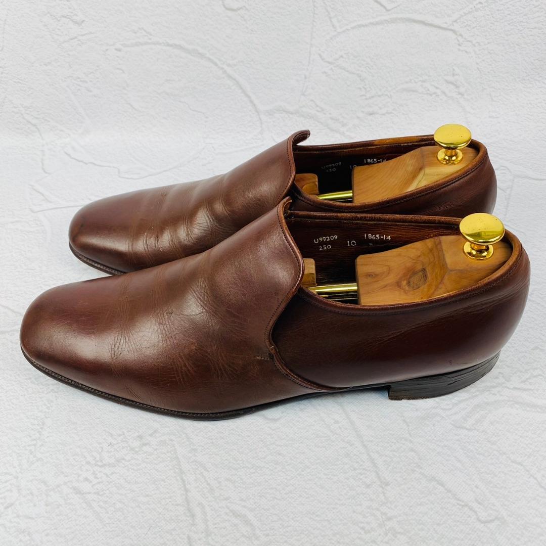 【旧ロゴ】Crockett&Jones クロケットアンドジョーンズ スリッポン ローファー UK10 / 28.5cm【W2518】
