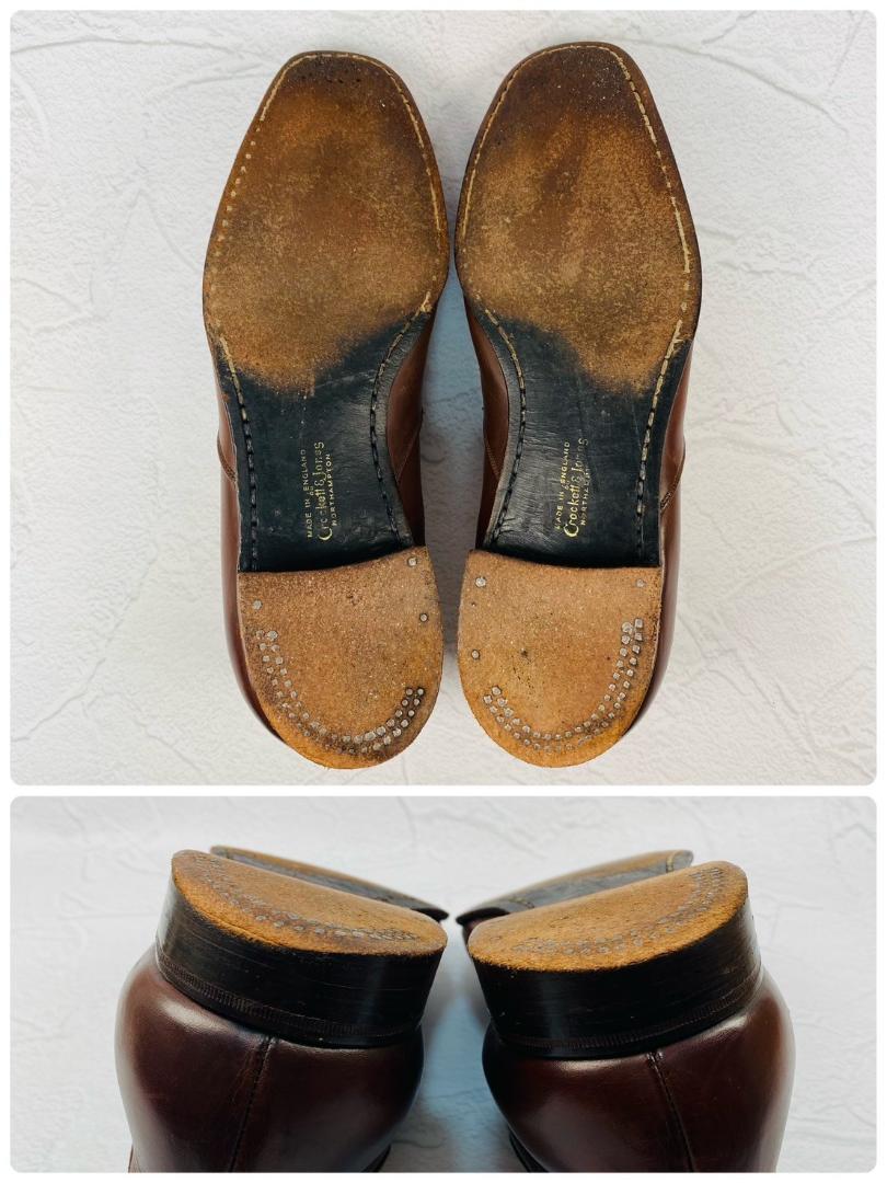【旧ロゴ】Crockett&Jones クロケットアンドジョーンズ スリッポン ローファー UK10 / 28.5cm【W2518】