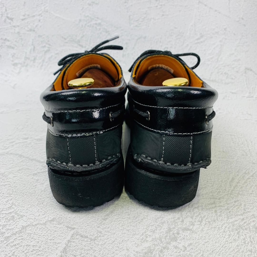 【美品】ティンバーランド スリーアイ クラシックラグ 黒 28 デッキシューズ