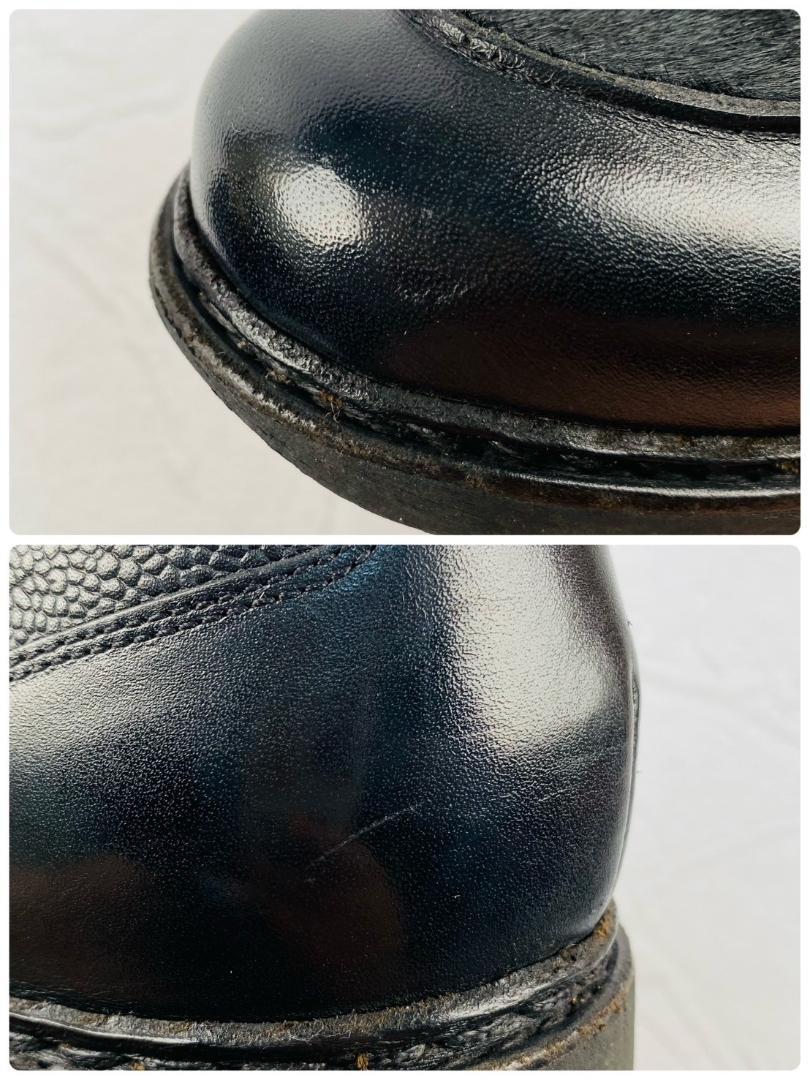 【希少・良品】パラブーツ エディフィス別注 シャンボード ハラコ 黒 7.5