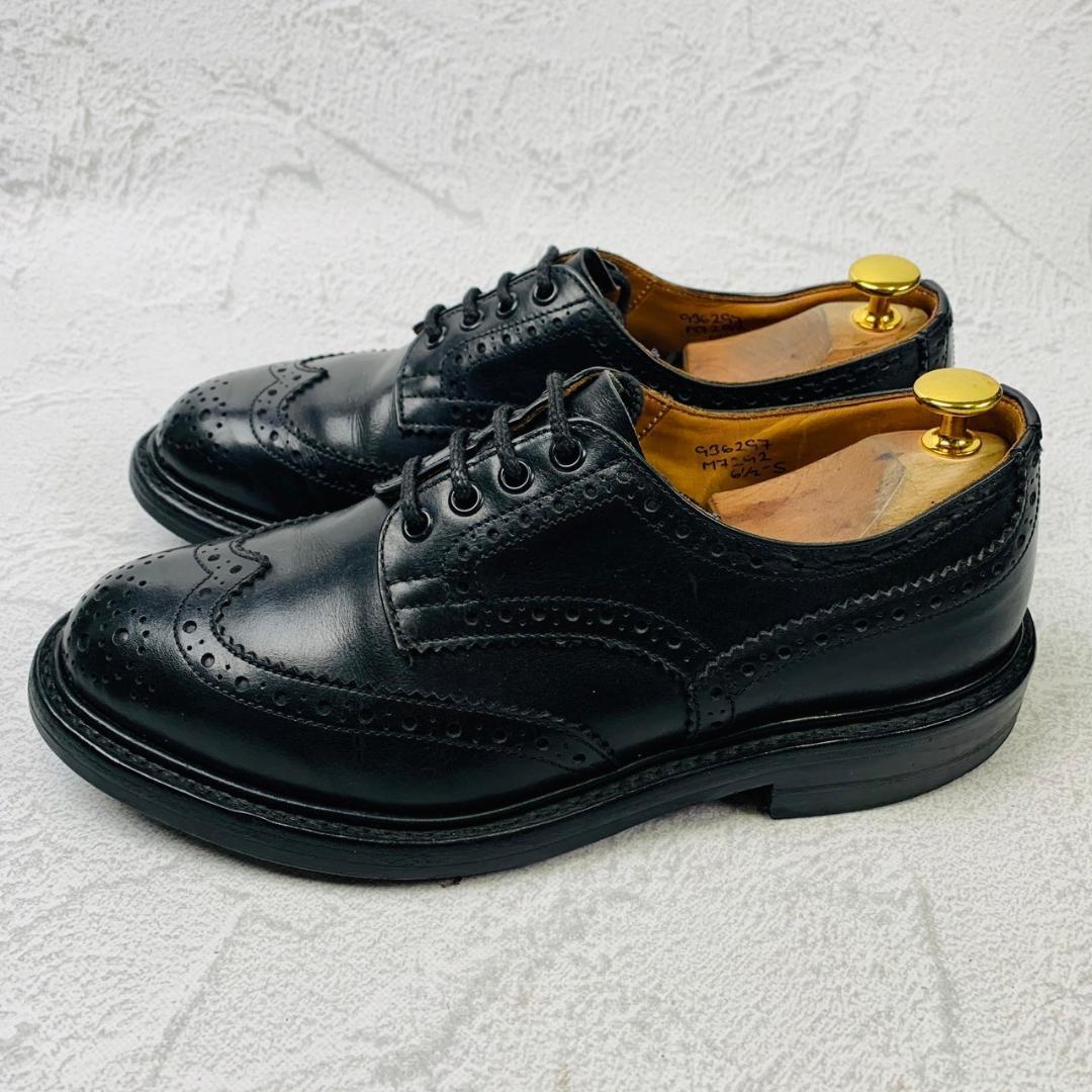 【良品】トリッカーズ ケスウィック カントリー 7292 黒 6 1/2 革靴