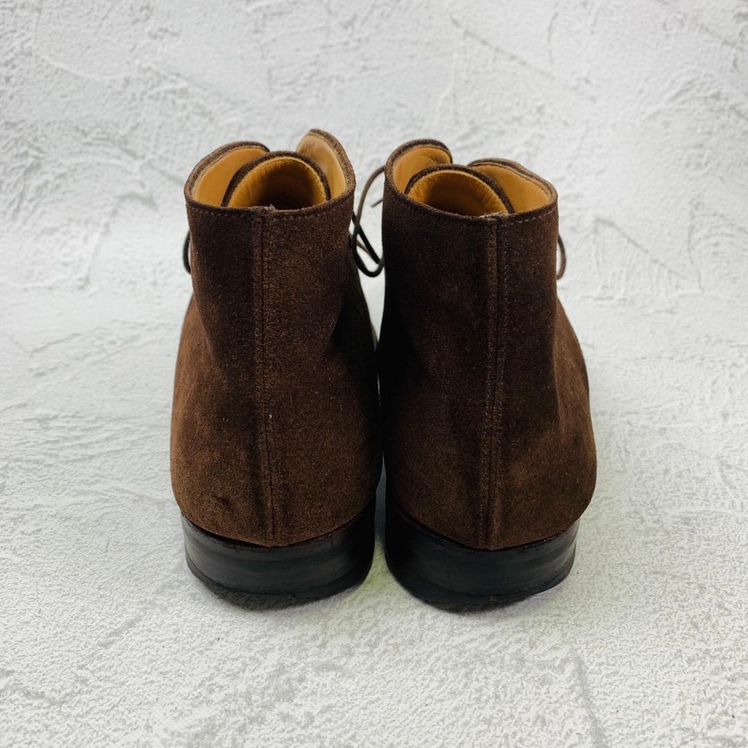 【良品】クロケットアンドジACrockett&Jones クロケットアンドジョーンズ TETBURY テッドベリー チャッカブーツ スエード ダイナイトソール 茶 ブラウン UK7.5 / 26cm【W2751】ョーンズ テッドベリー チャッカ 茶 7.5 スエード