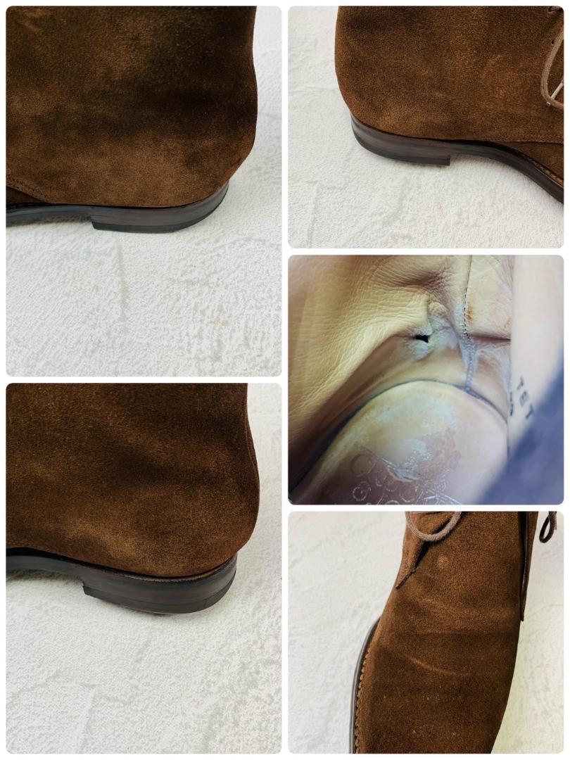 【良品】クロケットアンドジACrockett&Jones クロケットアンドジョーンズ TETBURY テッドベリー チャッカブーツ スエード ダイナイトソール 茶 ブラウン UK7.5 / 26cm【W2751】ョーンズ テッドベリー チャッカ 茶 7.5 スエード