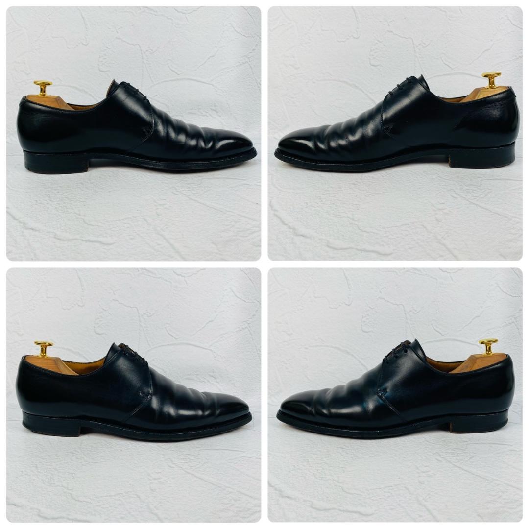 Crockett&Jones クロケットアンドジョーンズ HIGHBURY ハイバリー プレーン 外羽根 黒 ブラック UK7.5 / 26cm【W2720】