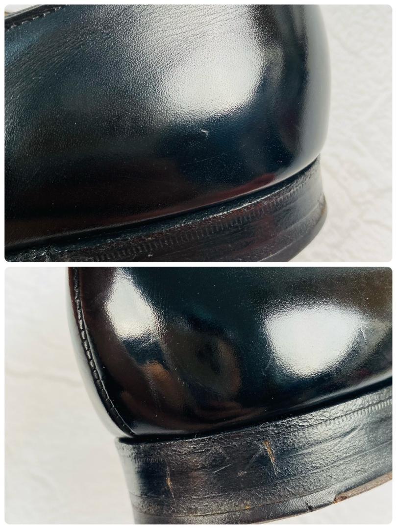 Crockett&Jones クロケットアンドジョーンズ HIGHBURY ハイバリー プレーン 外羽根 黒 ブラック UK7.5 / 26cm【W2720】