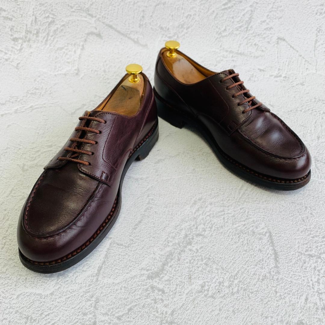 【良品】ジェイエムウエストン 641 ゴルフ Uチップ 外羽根 赤茶 6 高級