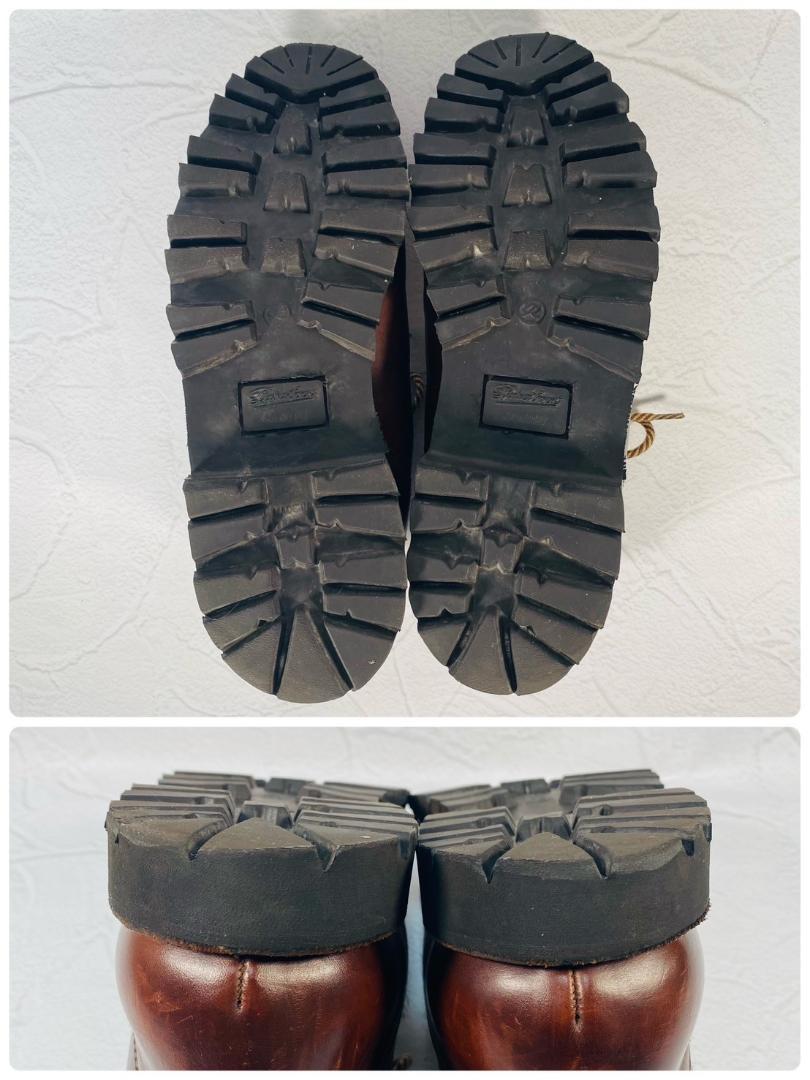 【良品】パラブーツ アヴォリアーズ レースアップ ショートブーツ 茶 7.5