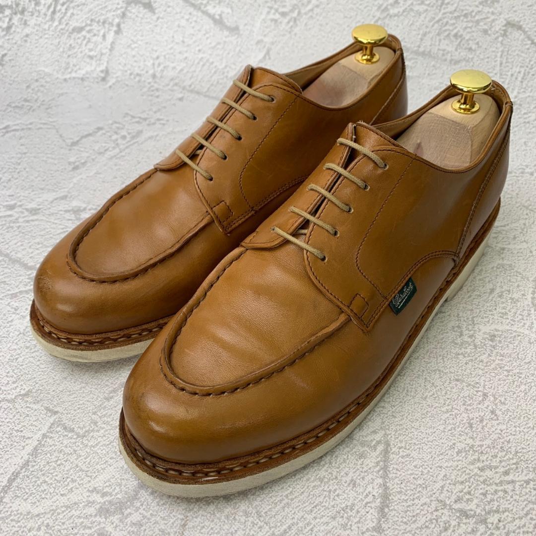 PARABOOT パラブーツ × BEAUTY&YOUTH ビューティーアンドユース CHAMBORD シャンボード Uチップ 外羽根 茶 ライトブラウンUK7.5 / 26cm【W2653】