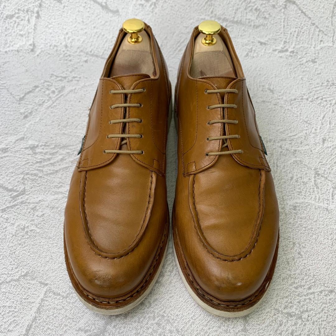 PARABOOT パラブーツ × BEAUTY&YOUTH ビューティーアンドユース CHAMBORD シャンボード Uチップ 外羽根 茶 ライトブラウンUK7.5 / 26cm【W2653】