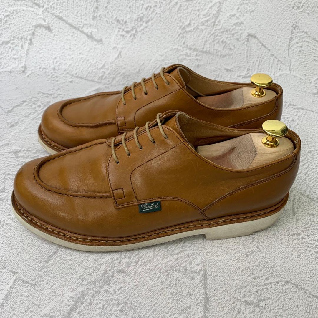 PARABOOT パラブーツ × BEAUTY&YOUTH ビューティーアンドユース CHAMBORD シャンボード Uチップ 外羽根 茶 ライトブラウンUK7.5 / 26cm【W2653】
