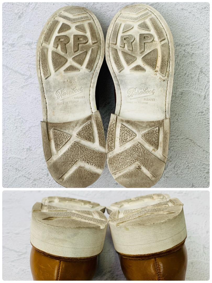 PARABOOT パラブーツ × BEAUTY&YOUTH ビューティーアンドユース CHAMBORD シャンボード Uチップ 外羽根 茶 ライトブラウンUK7.5 / 26cm【W2653】