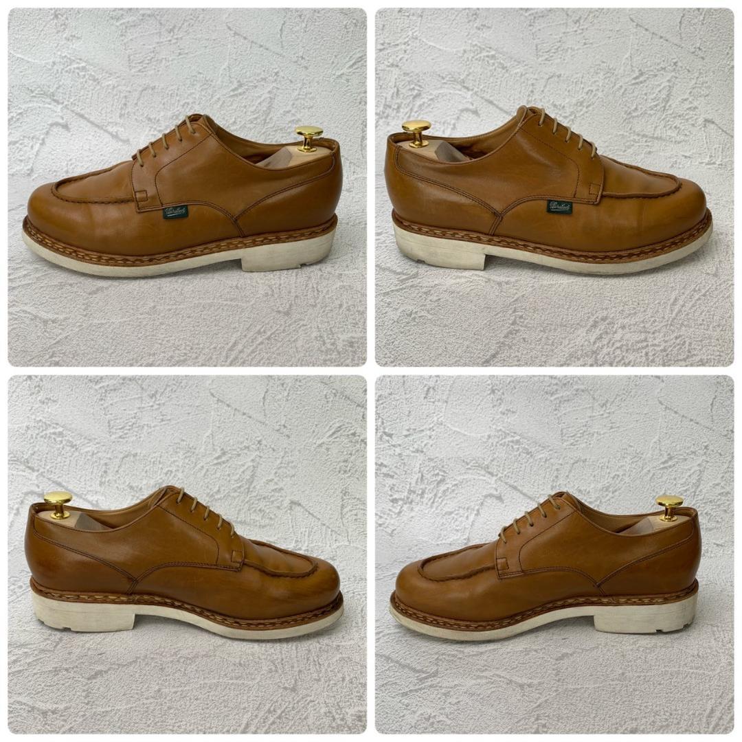 PARABOOT パラブーツ × BEAUTY&YOUTH ビューティーアンドユース CHAMBORD シャンボード Uチップ 外羽根 茶 ライトブラウンUK7.5 / 26cm【W2653】