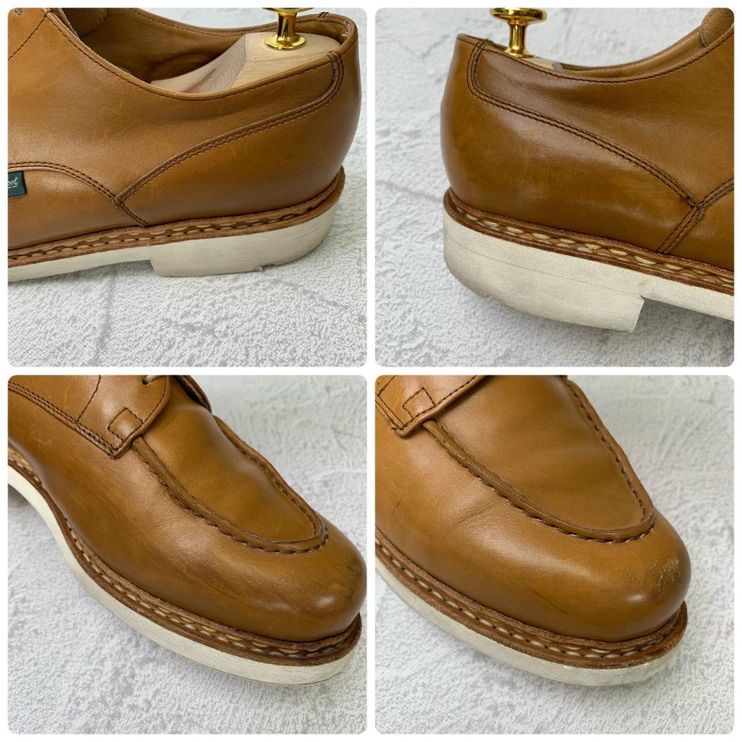 PARABOOT パラブーツ × BEAUTY&YOUTH ビューティーアンドユース CHAMBORD シャンボード Uチップ 外羽根 茶 ライトブラウンUK7.5 / 26cm【W2653】