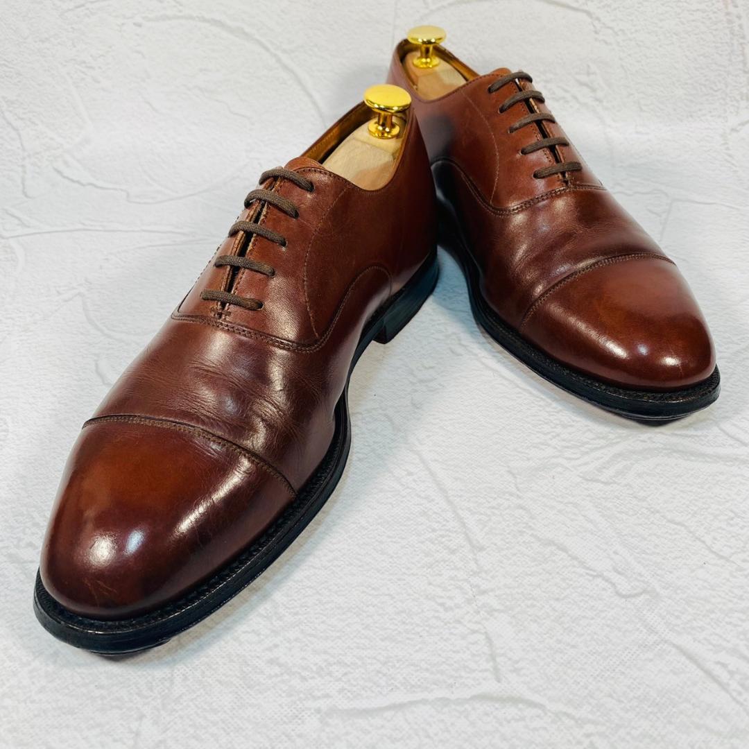 【良品】チャーチ コンサル ストレート 内羽根 60 茶 オックスフォード