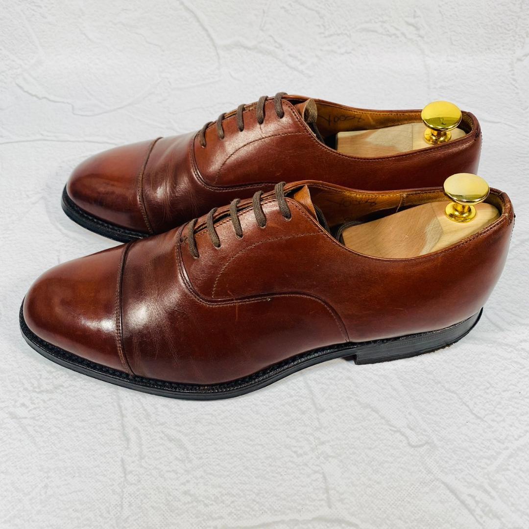 【良品】チャーチ コンサル ストレート 内羽根 60 茶 オックスフォード