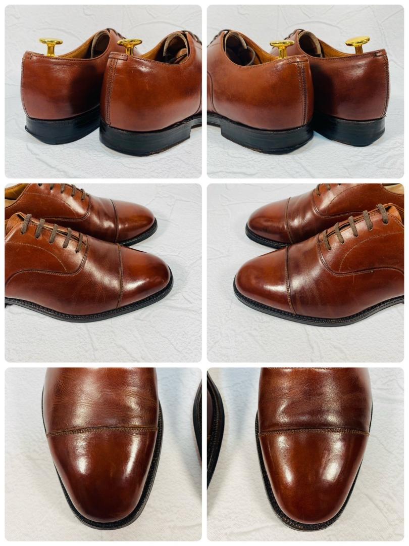 【良品】チャーチ コンサル ストレート 内羽根 60 茶 オックスフォード