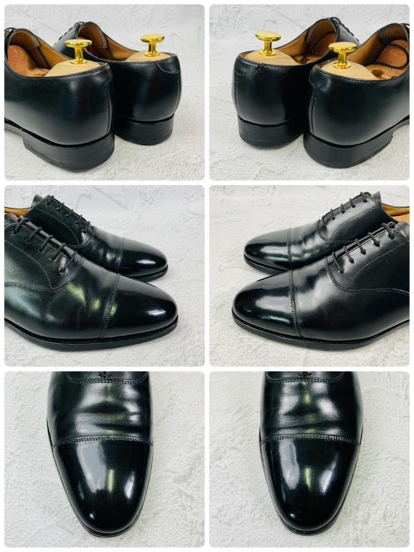 【良品】クロケットアンドジョーンズ CLIPSTON ストレート 内羽根 黒 8