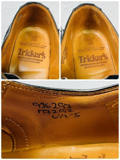 Tricker's トリッカーズ｜KESWICK ケスウィック 7292｜フルブローグ 外羽根 ブラック UK6.5 / 25cm ダイナイトソール 英国製 W2224