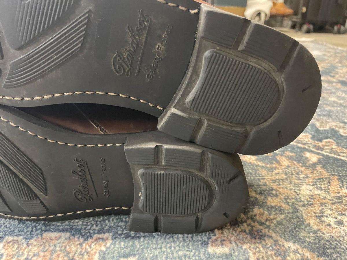 Paraboot パラブーツ｜チャッカブーツ ジョージブーツ｜3アイレット ブラウン UK8 / 26.5cm ラバーソール フランス靴 W2261.108