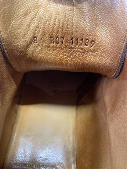 Paraboot パラブーツ｜チャッカブーツ ジョージブーツ｜3アイレット ブラウン UK8 / 26.5cm ラバーソール フランス靴 W2261.108