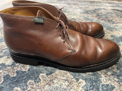 Paraboot パラブーツ｜チャッカブーツ ジョージブーツ｜3アイレット ブラウン UK8 / 26.5cm ラバーソール フランス靴 W2261.108