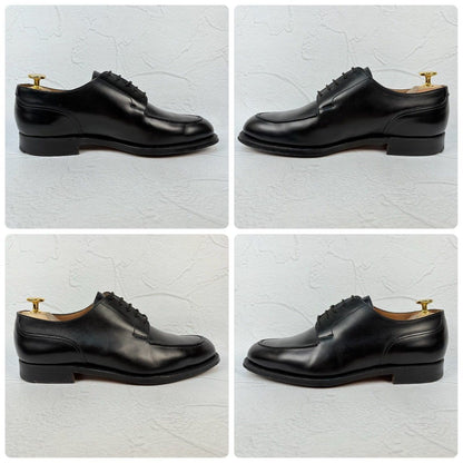 Crockett&Jones クロケットアンドジョーンズ｜Vチップ｜外羽根 ブラック UK6F / 24.5cm 317ラスト ヒドゥンチャネル 英国製 美品 W3210