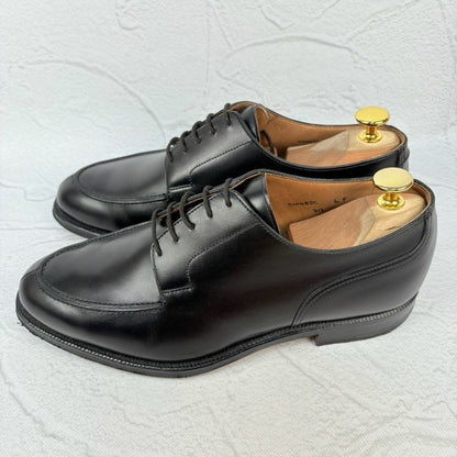 Crockett&Jones クロケットアンドジョーンズ｜Vチップ｜外羽根 ブラック UK6F / 24.5cm 317ラスト ヒドゥンチャネル 英国製 美品 W3210