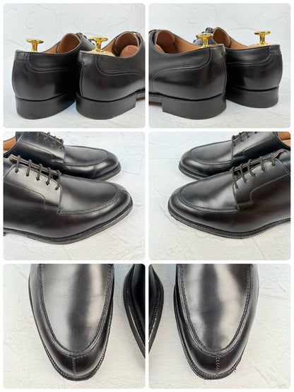 Crockett&Jones クロケットアンドジョーンズ｜Vチップ｜外羽根 ブラック UK6F / 24.5cm 317ラスト ヒドゥンチャネル 英国製 美品 W3210