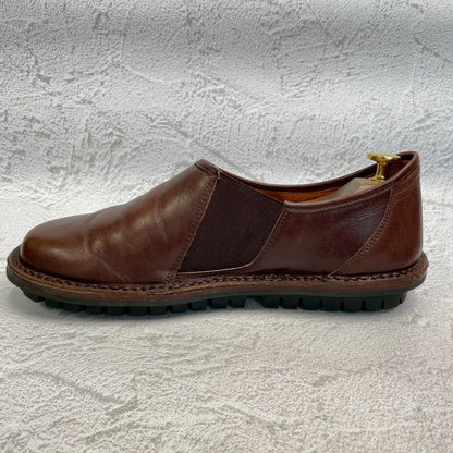 【良品】Trippen トリッペン YEN イェン サイドゴア サイドエラスティック 茶 ブラウン 41 / 26-26.5cm【W3363】コンフォートシューズ ドイツ