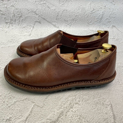 【良品】Trippen トリッペン YEN イェン サイドゴア サイドエラスティック 茶 ブラウン 41 / 26-26.5cm【W3363】コンフォートシューズ ドイツ