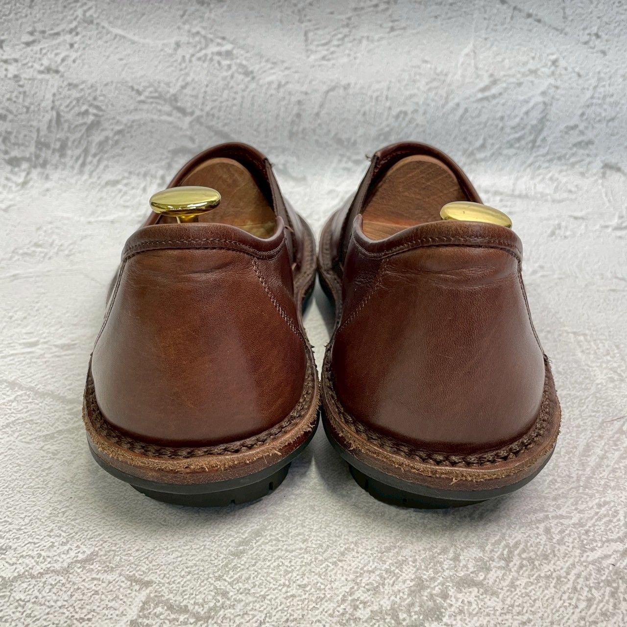 【良品】Trippen トリッペン YEN イェン サイドゴア サイドエラスティック 茶 ブラウン 41 / 26-26.5cm【W3363】コンフォートシューズ ドイツ