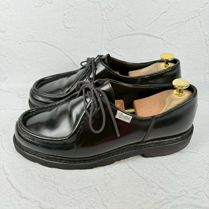 【希少】PARABOOT パラブーツ MICHAEL ミカエル チロリアンシューズ 黒 40 / 24.5相当 [W3265]