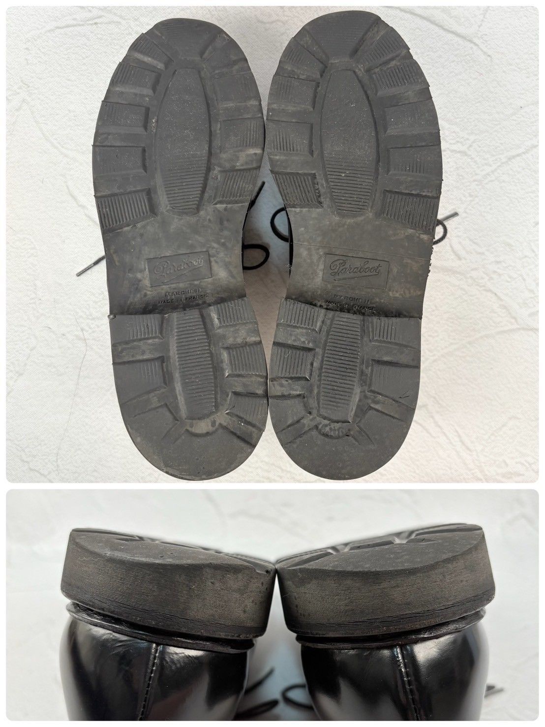 【希少】PARABOOT パラブーツ MICHAEL ミカエル チロリアンシューズ 黒 40 / 24.5相当 [W3265]