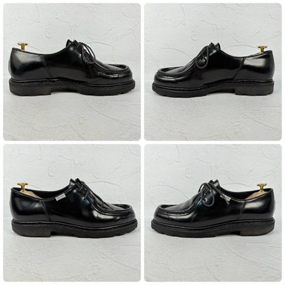【希少】PARABOOT パラブーツ MICHAEL ミカエル チロリアンシューズ 黒 40 / 24.5相当 [W3265]