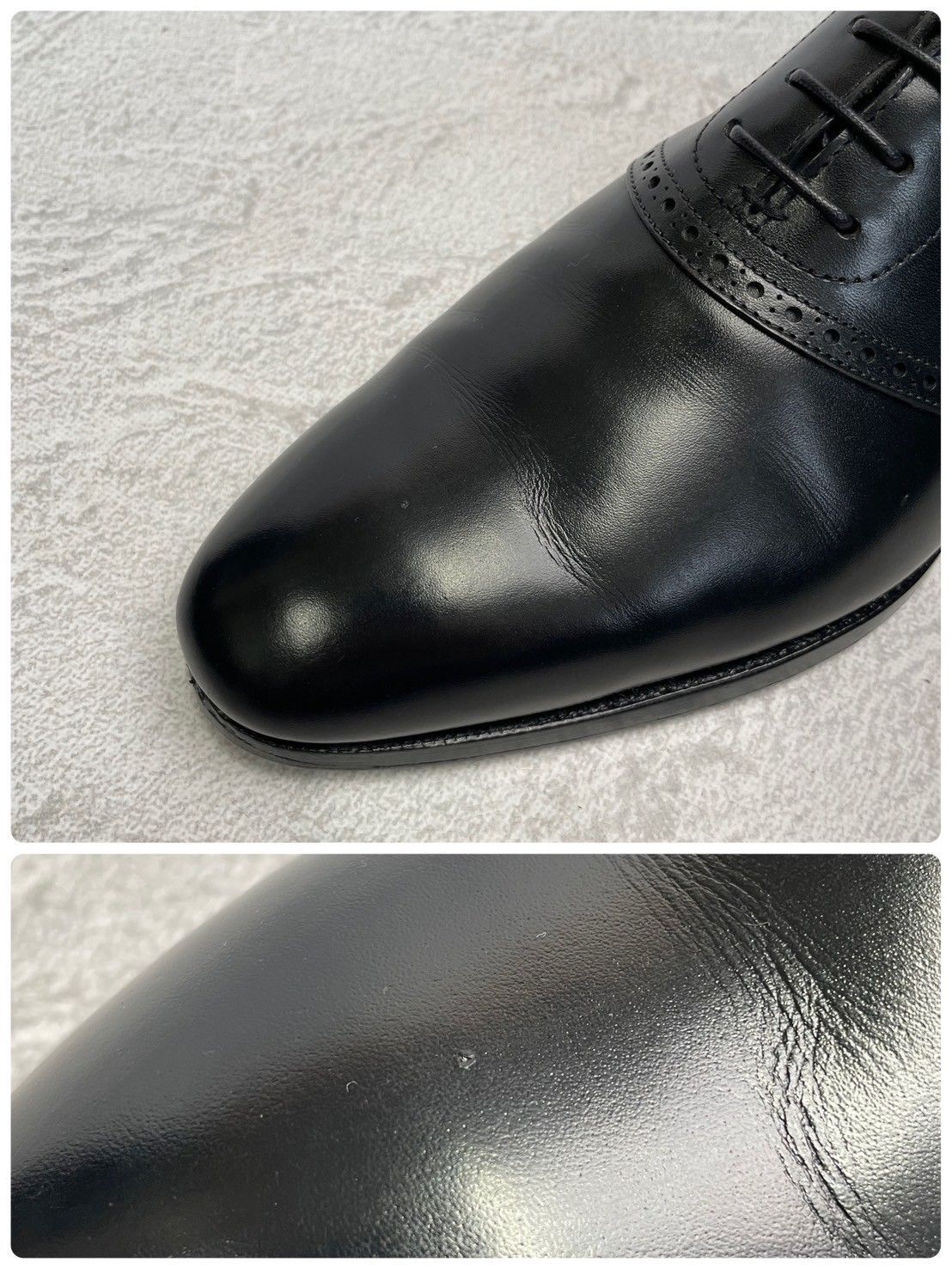 【良品 リフト交換済み】CROCKETT&JONES クロケットアンドジョーンズ MEDWAY メドウェイ プレーン 内羽根 サドル ブローグ UK8 / 26.5cm【W3357】