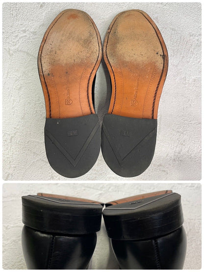 【美品】Allen Edmonds アレンエドモンズ Park Avenue パークアベニュー ストレート 内羽根 黒 ブラック BLACK US7 / 25cm【W3366】