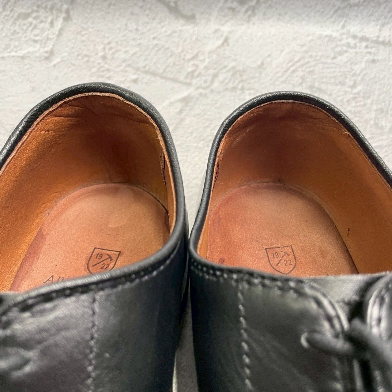 【美品】Allen Edmonds アレンエドモンズ Park Avenue パークアベニュー ストレート 内羽根 黒 ブラック BLACK US7 / 25cm【W3366】