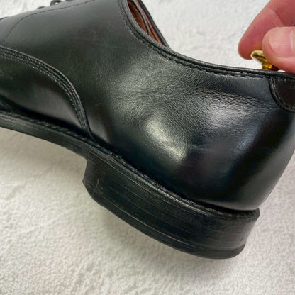 【美品】Allen Edmonds アレンエドモンズ Park Avenue パークアベニュー ストレート 内羽根 黒 ブラック BLACK US7 / 25cm【W3366】