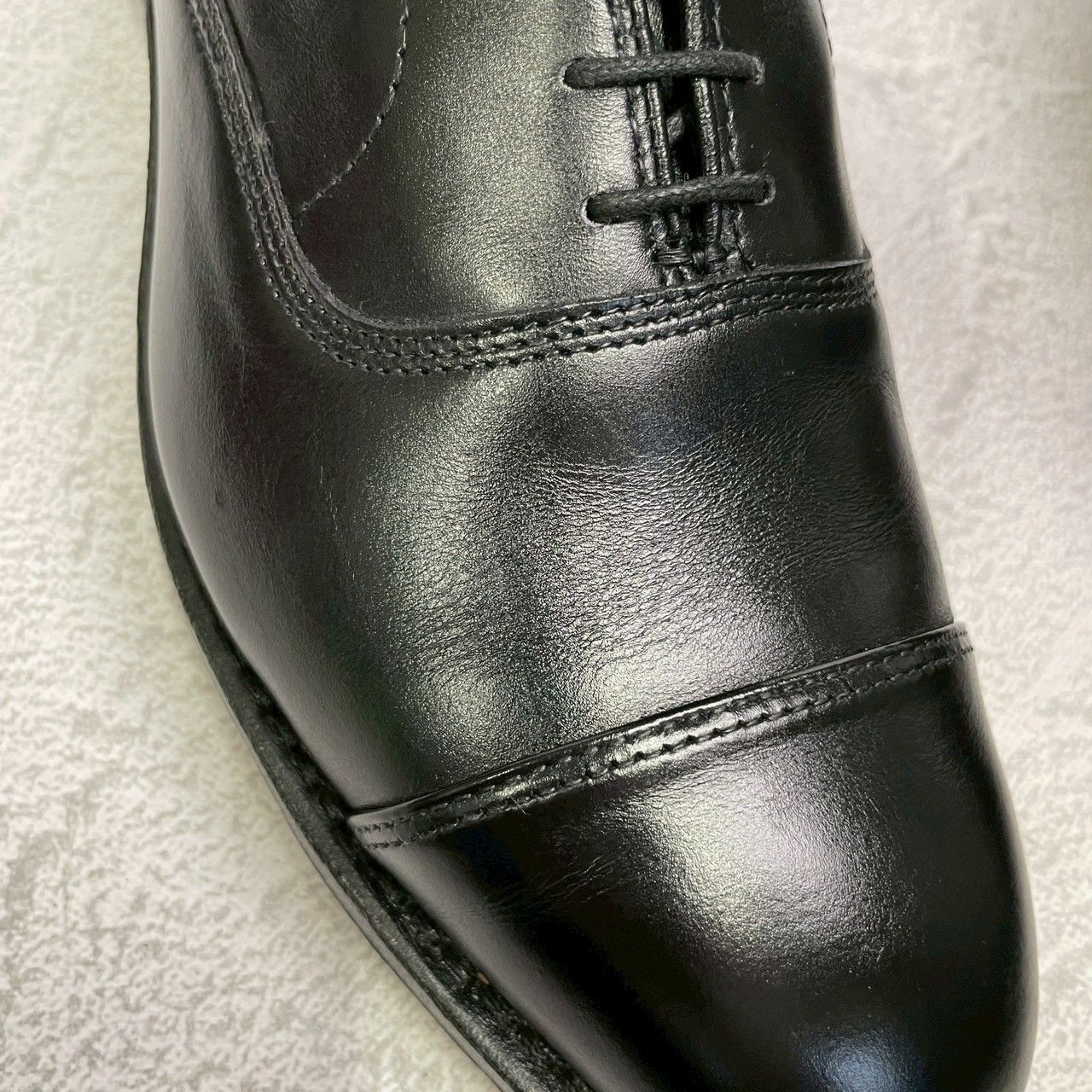 【美品】Allen Edmonds アレンエドモンズ Park Avenue パークアベニュー ストレート 内羽根 黒 ブラック BLACK US7 / 25cm【W3366】