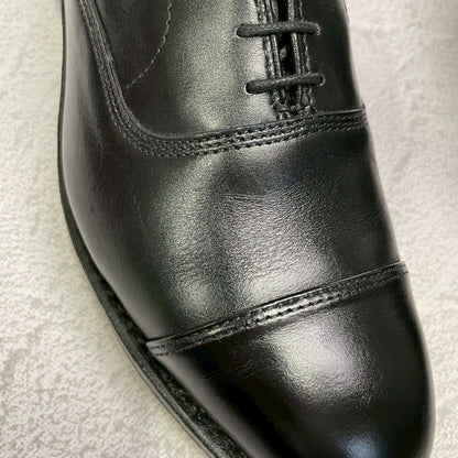 【美品】Allen Edmonds アレンエドモンズ Park Avenue パークアベニュー ストレート 内羽根 黒 ブラック BLACK US7 / 25cm【W3366】