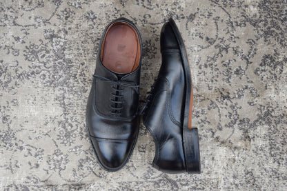 【美品】Allen Edmonds アレンエドモンズ Park Avenue パークアベニュー ストレート 内羽根 黒 ブラック BLACK US7 / 25cm【W3366】