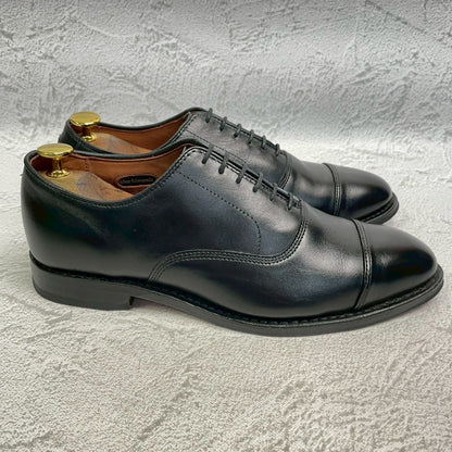 【美品】Allen Edmonds アレンエドモンズ Park Avenue パークアベニュー ストレート 内羽根 黒 ブラック BLACK US7 / 25cm【W3366】