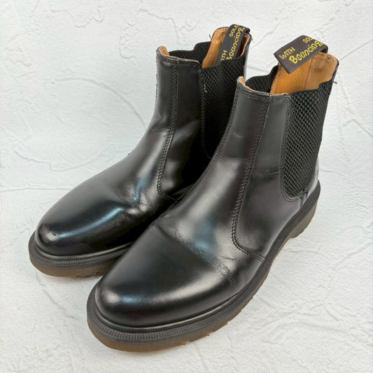 【廃盤・良品】Dr.Martens ドクターマーチン 2976 チェルシーブーツ サイドゴア 黒 UK8 / 27cm 英国製 イングランド製 [W3289]