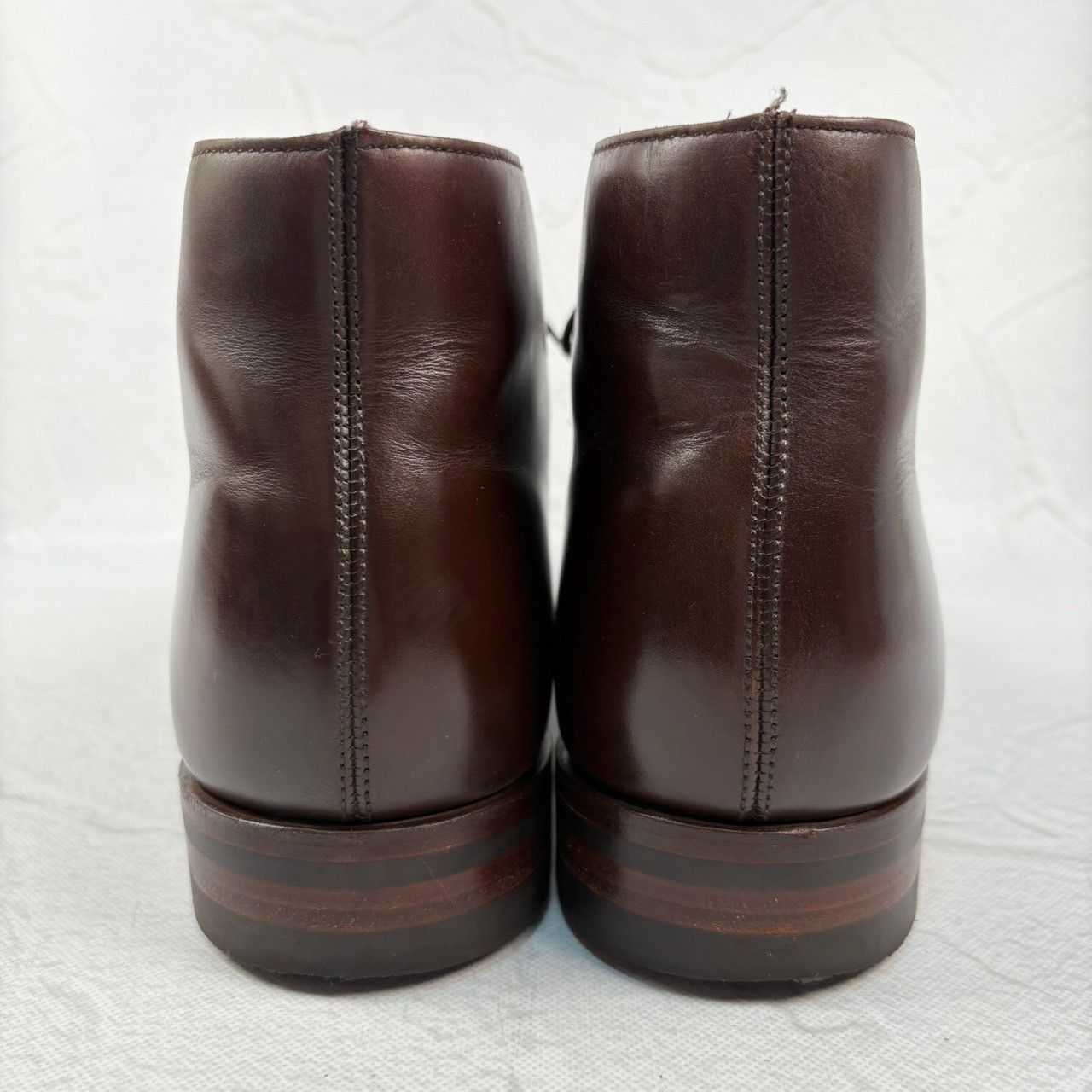 【美品】Crockett&Jones クロケットアンドジョーンズ TETBURY テッドベリー チャッカブーツ 濃茶 7.5E / 26cm [W3267]
