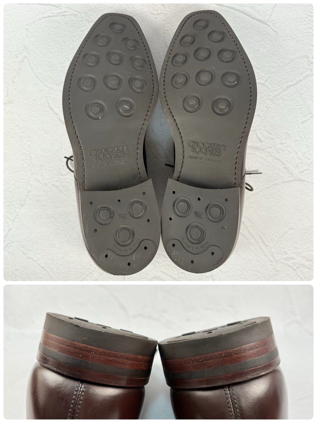【美品】Crockett&Jones クロケットアンドジョーンズ TETBURY テッドベリー チャッカブーツ 濃茶 7.5E / 26cm [W3267]